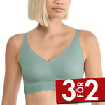 Sloggi BH ZERO Feel Bliss Bralette Ljusgrön Large Dam