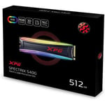 Adata XPG SPECTRIX S40G 512GB RGB PCIe Gen3x4 M.2 2280 Solid State Drive