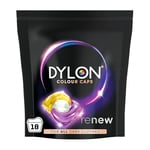 Dylon Black & Dark Caps (18 Wash Loads), Dylon Black Caps for all Dark Clothes, Dark Colour Washing Pods to Protect Dark Colours, renewing in every wash with optimal results in 10 washes