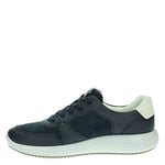 ECCO Homme SOFT7RUNNERM Baskets, Bleu (Night Sky/Navy/Shadow White 51803), 45 EU