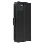 Case for iPhone 15 Plus Card-holder Cover Video Stand Feature Black