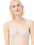 Marks & Spencer Women's Strapless Padded Bra, Almond, 36D