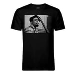 T-Shirt Homme Col Rond Charles Mingus Jazz Artiste Jazzmen Contrebasse