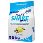 6PAK Supplément protéiné Milky Shake Whey, vanille, 700 g