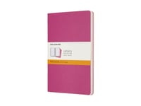 Moleskine Cahier, Monokromatiskt, Rosa, 80 Ark, 70 G/M ^, Linjerat Papper, Inbunden