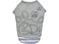 2D Pawpaw T-Shirt, Grå, Sd-M 28-30Cm/41-43Cm