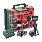 Batteridrill Metabo BS 18 L BL 2X2,0 AH Workshop med Batteri og Lader