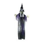 Halloween Animert Heks 187 cm