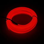 5M Car Atmosphere Lamp Cold Light Line RÖD Red