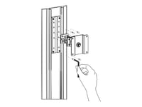 Ergotron - Komponenter For Montering (Sporingsmonteringsbrakettsett) - For Flatpanel - Aluminium - Veggmonterbar - For Arms 100-Serien, 200-Serien, 300-Serien, 400-Serien