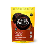 Planet Paleo Pure Collagen - Cacao Magic (264g, 25 Servings) | Nutritious, Protein-Rich Alternative to Hot Chocolate | Protein Pack Collagen Drink | Free from Dairy, Gluten and Sugar