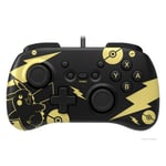 Hori Switch Mini Game Pad Pikachu - Black and Gold