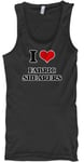 Off-the-rack I Love Fabric Shearers - Male Tank Top Male Tank Top