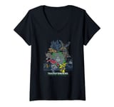 Transformers: Rise of the Beasts Maximals & Autobots Shot T-Shirt avec Col en V