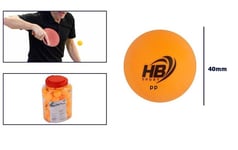 Set 60 Pièces Boules Ping Pong Tennis Table Tennis Orange Dfh