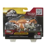 Mattel Jurassic World: Fierce Changers Double Danger - Carnotaurus & Stegosaurus (HLP07)