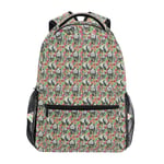 LNLN Flores Panda Pájaros Mochilas Universidad Escuela Bolsa de libros Viaje Senderismo Camping Mochila