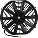 Ventilateur Refroidissement Moteur, 12' 12V 80W Universal Car Climatiseur Moteur électronique du Ventilateur de Refroidissement Accessoires Voiture