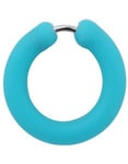 Silikon Light Blue Circle - Fejkpiercing