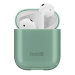 Holdit AirPods (1st och 2nd Gen.) Seethru-skal - Moss Green