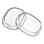 2 st/set Mjukt transparent skydd för Airpods Max Tpu trådlösa hörlurar White