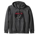 Parks & Recreation Mouse Rat Distressed Zip Hoodie