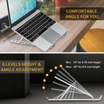 Adjustable Tablet Laptop Stand Holder Desk Riser For Notebook Tablet Macbook Uk