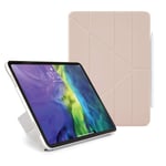 Pipetto Origami Folio iPad Case Pro 11 (2020) 2nd Generation | Ultra Slim Smart Cover with 5-in-1 stand | Apple Pencil 2 sync and charge compatible - Dusty Pink