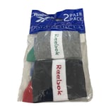 Reebok Infant 2 Pack Socks I - UK Size 3-6 - Grey/Navy