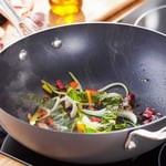 Stellar 6000 Hard Anodised Element 28cm Open Stir Fry Pan