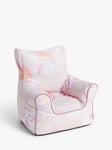 John Lewis Magical Unicorn Bean Bag Chair, Pink