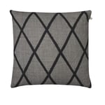 Chhatwal & Jonsson - Ikat Orissa 50x50 cm Grey/Black - Pynteputer og putetrekk - Flerfarget