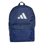 adidas Unisex CLASSIC 3BARS BACKPACK, Dark Blue/White, One Size