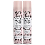 COLAB Dry Shampoo Original 200ml Pack of 2 - No White Residue No Fuss All Hair T