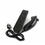 eStore Wii Remote Plus och Nunchuk för Wii / Wii U - Svart