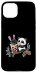 Coque pour iPhone 15 Plus Panda Kawaii avec Bubble Tea