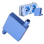 Aluminum Water Cooling Block Liquid Water Cooler Heatsink For CPU Industrial XD