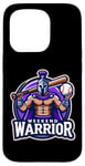 Coque pour iPhone 15 Pro Baseball Weekend Warrior Funny Player Lover Citation Dire