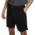 Jack & Jones Men's JJIBOWIE JJSHORTS Solid SA STS Shorts, Black, L