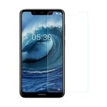 Nokia 5.1 Arc Edge Karkaistu Lasi Suojaava Näyttö Kalvo - Transparentti Läpinäkyvä