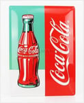 EDICOLA 3D63324 Accessoires - 3D Métal Plate - Coca-Cola Bouteille Limited - Red