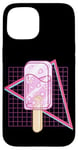 Coque pour iPhone 15 Sakura Ice Drop Popsicle Kawaii Esthétique Pop Art