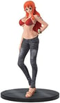 Banpresto One Piece 6.3-Inch Nami Figure B, Jeans Freak Series Volume 2 []