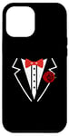 Coque pour iPhone 15 Pro Max Costume de smoking pour mariage, enterrement de vie de jeune fille, bal de fin d'année, mariage