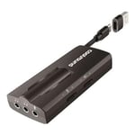 Coolsound Carte Son Externe 7.1 USB-C - Adaptateur vers USB-A - Entrées Microphone, écouteurs 3,5 mm, 3 Broches, écouteurs + M