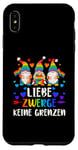 Coque pour iPhone XS Max LGBT Pride,Nains de jardin, Arc-en-ciel, allemand