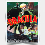 METAL SIGN PLAQUE Bram Stoker Dracula 1931 Film Movie poster Ad print man cave