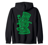 Happy Lucky Saint Patrick's Day For Mans Womans Zip Hoodie