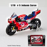 Johann Zarco #5 Ducati Desmosedici Pramac Motogp 2021 - 1:18 Maisto