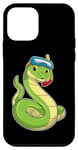 Coque pour iPhone 12 mini Serpent Plongée Tuba Lunettes de natation